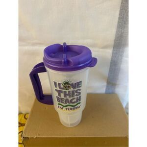 Whirley‎ Willy s Pineapple tumbler lid mug USA